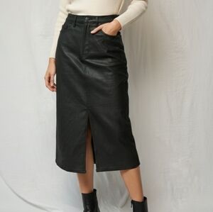 a.n.a Charcoal Pencil Skirt